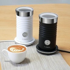 밀크 프로더 교반기 라떼스팀기 분유포트 카페라떼 거품기 전자동 우유 전기, 01. 화이트