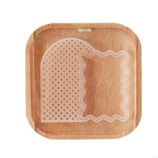 잎 둥근 케이크 금형 야채 퍼지 사탕 초콜릿 쿠키 디저트 장식, 1개