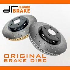 日亞制動 CX30 馬自達 原廠規格 煞車碟盤 散熱版（自動導風）打洞劃線碟盤 剎車盤 改裝, 1個, 2020年～｜前輪｜295mm,一體式｜全打洞版