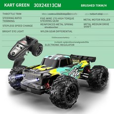 RC 자동차 브러시리스 전동 오프로드 드리 프트 고속 장난감, 1개, 그린픽업 라이트