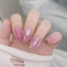 Zenith 젤네일스티커 누드톤 슬림 네일패치, 1개, 05 하티젤리[ZE637]