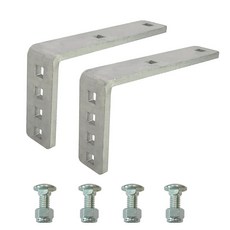 ZANURA 2팩 펜더 브래킷 마운트 L자형 핏 보트 플러시 트레일러 20.3cm(8인치) 및 30.5cm(12인치) 펜더용