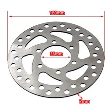 전기 스쿠터용 라인 풀링 디스크 브레이크 앞뒤 켈리퍼 뒷바퀴 알루미늄 합금 120mm 140mm, 3. 120mm  35mm 6hole