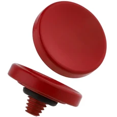 Fujifilm X-E5 X 하프 II X100VI 카메라 황동 릴리즈 버튼 셔터, 08 Concave Red, 01 China Mainland