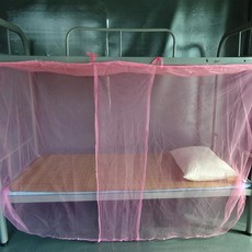 폴리 에스터 패브릭 모기장 더블 침대 커튼 그물 여행 캠핑 여름, 빨간색, 1.0m(3.3피트) 침대