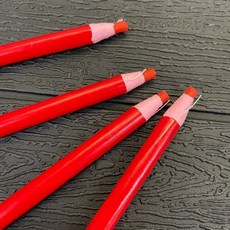 빨간색 채점 펜 4p 학교 학원 교사 선생님 첨삭 교정 필기 사무 문구 업무용, 1개, 상세페이지 참조