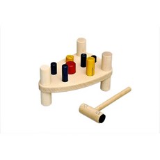 숲속 해머 토이 일본 제조 장난감 쌓기 블록 목육 국산 지능 발달 장난감 크리스마스 선물 생일 귀여운 여자아이 남자아이