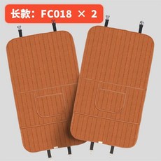 汽車防踢墊通用後排座椅椅背防髒防護墊兒童車用後座保護墊防磨墊, 【棕色】福雙至【長款】2張, 1個