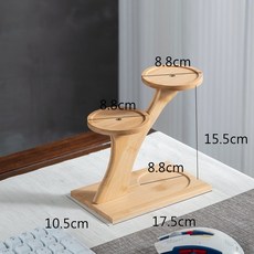 桌面多肉竹架 綠植展示架 花盆收納架 辦公室/書桌/陽臺置物架, 樹杈花架二朵