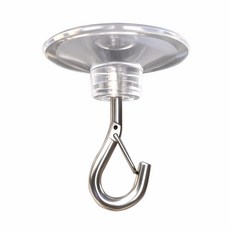 무타공 행잉 천장고리 인테리어 후크 접착식 흡착식 3P, 1개, 흡착 4.1cm
