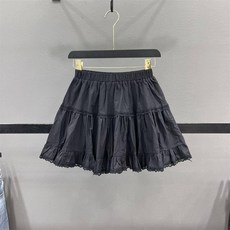 브랜드없음 여성 라인 치마 레이스 주름 댄스스커트 댄스복
