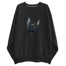 포케이컴퍼니 선글불독 특양면 맨투맨