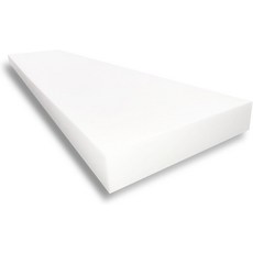 폼터치 1인치 x 24인치 84인치 쿠션 및 실내용 폼 흰색, 1" x 24" 84"
