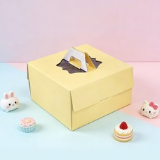 파스텔 옐로우 케이크박스 케이크상자 3호, 25개
