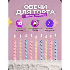 생일 케이크용 불 꺼지지 않는 초