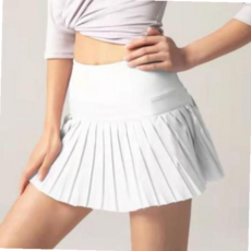 헬스 여성용 스포츠 스커트 치마바지 피트니스반바지 골프 요가 여성 주름치마반바지