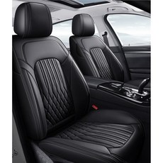 자동차 차량용 카 보호매트 가죽 방석 교체 운전석 시트커버 SF-870, SF-870 앞좌석1SET, 1개, SF-870 앞좌석 블랙1SET