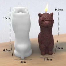 실리콘 몰드 큰 고양이 양초 금형 3D 에뮬레이션 비누 수지 석고 귀여운 동물 초콜릿 만들기 세트 책상 장식 선물, [02] B