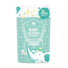 麗嬰房 les enphants 寶寶洗衣精補充包 1000ml，新生兒衣物專用，植物系配方, 補充包-寶寶香(溫和抗菌),超商取貨最多4包, 1個