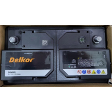 델코 DIN80L 자동차 배터리 차량용 밧데리 최신 새제품 정품, 1개, 공구 O + 폐배터리반납 O