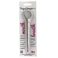 Tongue Sweeper Model T 의료 등급 인체 공학적 손잡이가 있는 스테인리스 스틸 혀 클리너 구취 감소 및 맛 향상 구강 위생을 위한 주요 치과 학교에서 선호, Tongue Sweeper Model T 의료 등급,
