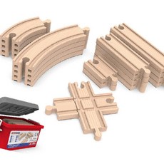 FOU 미카포트 기차트랙 확장팩 20PCS