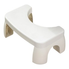 馬桶凳 助便器 防滑凳 小凳子 腳踏凳 如廁凳 板凳, 白色