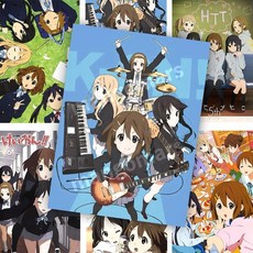 케이온! 귀여운 만화 애니 2D 포스터 60장 월페이퍼 애니포스터 벽스티커 벽장식 수집, 포스터60장(대형45+소형15)