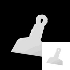 페인트 스크래퍼 플라스틱 헤라 스크레퍼칼 줄눈제거기 스크래퍼헤라 줄눈칼, 헤라-플라스틱(대)