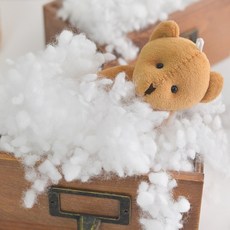 방울솜 1kg 인형솜 솜충전재 02838, 1개, 화이트