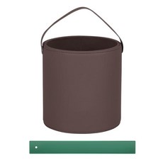 사이드포켓 수납함 팔걸이 수납 박스터 호환 튼튼한, 비뚜껑형 [커피] 쓰레기봉투 1롤 포함, 1개