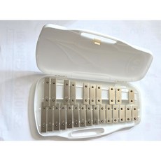 명창 실버스타 공명실로폰 25키 (백색) 니켈도금음판, 1개, 백색, 25판