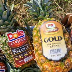Dole 돌 스위티오 파인애플 pineapple, 1박스, 3.6kg (3수)