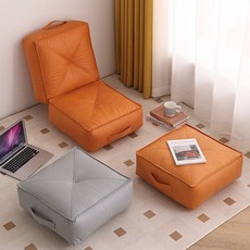 두꺼운 바닥 방석 경량 푹신한 높은 좌식 쿠션