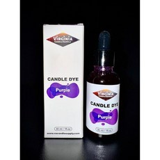 퍼플 리퀴드 캔들 염료 농축액(드롭퍼가 포함된 1온스 병) 소이 캔들 파라핀 왁스 젤 천연 왁스 블렌드 양초용 용융 스냅 바용, 퍼플 리퀴드 캔들 염료 농축액드롭퍼가 포함된 1온스 병, 1개