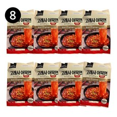 고래사 어묵면 떡볶이 362g (튀기지 않은 찐어묵면), 8개