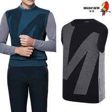 (남성)ST패턴 배색 니트 베스트_MMM3SV01