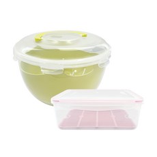 제오닉 수박통 8L + 깍둑수박용기 2L 세트, 1개