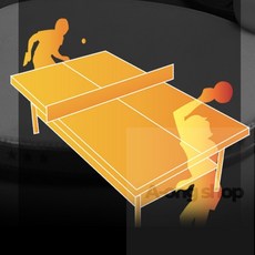 아옹샵 탁구 그물망 접이식 원터치 네트 탁구대, 1개