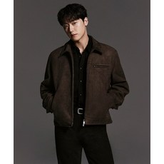 무신사스탠다드 MUSINSA STANDARD [이도현 PICK]신세틱 스웨이드 워크 재킷 [브라운] MMELJ3Z06-BR 131799