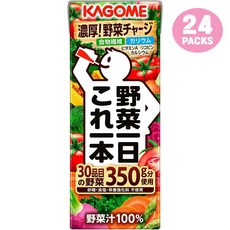 카고메 야사이 이치니치 베지터블 원데이 야채주스, 24개, 200ml
