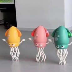 춤추는오징어 움직이는 장난감 귀여운 전시용 옐로우 문워크 낙지 문어, 1개, 6_춤추는문어 핑크 낚시대, 1cm