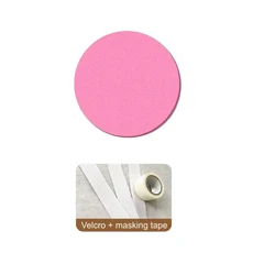 방음 원형 펠트 벽 패널 벽 문 스튜디오 방음재 비접착식 두꺼운 벽 스티커 장식