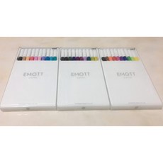 uni三菱 EMOTT 日製耐水性細字水性簽字筆 0.4mm 10色組 NO.1, 1個, EMOTT 10色入組 NO.1