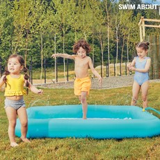 스윔어바웃 바다 분수매트 워터풀장 물놀이 실내 야외 간이 튜브, 바다 분수 풀장 (KP05), 1개