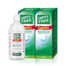 옵티프리 익스프레스 렌즈세정액, 355ml, 2개