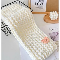 살림똑띠 목도리 뜨개질 세트 DIY, 아이보리, 1개