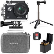 AKASO EK7000 4K30FPS 20MP WiFi 40M HDMI 액션 카메라 수중 카메라 탑재 외부 마이크, NO