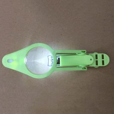 LED 放大鏡指甲剪, 1個, 淡綠色, 淡綠色