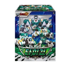 SAMG 메탈카드봇W 타이건 변신 로봇 장난감, 1개